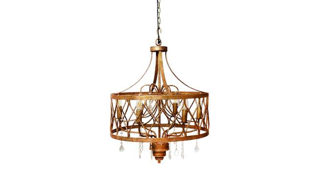 6 light Gold Chandelier (Gold) by Urban Ladder - - 