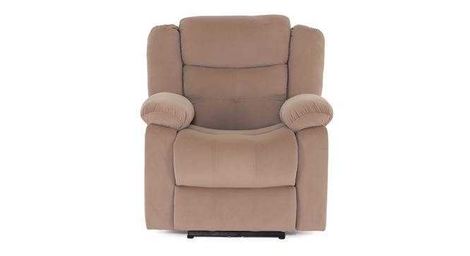 Tango 1 Seater Manual Recliner (Beige, One Seater) by Urban Ladder - - 