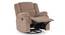 Tango 1 Seater Manual Rocker Recliner (Beige, One Seater) by Urban Ladder - - 