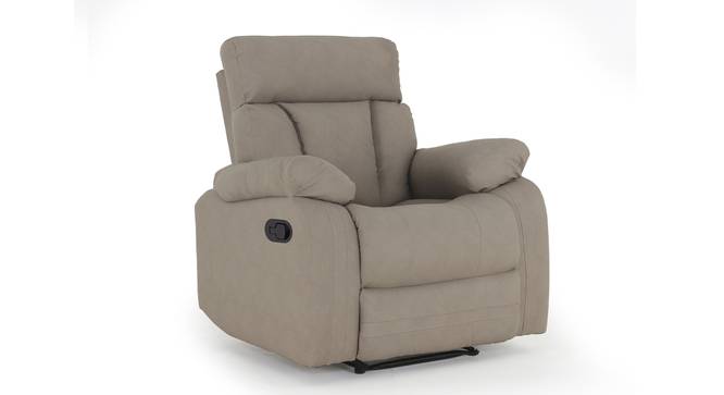 Carrera 1 Seater Manual Recliner (Beige, One Seater) by Urban Ladder - - 
