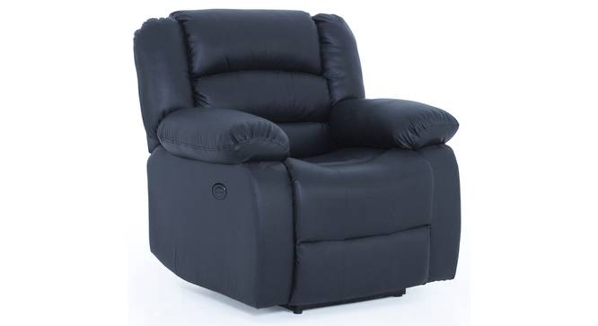 Alexandra 1 Seater Powered Recliner (Black, One Seater) by Urban Ladder - - 