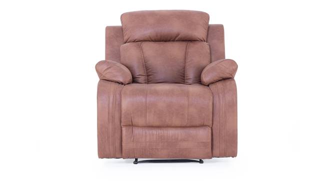 Carrera 1 Seater Manual Recliner (Light Brown, One Seater) by Urban Ladder - - 
