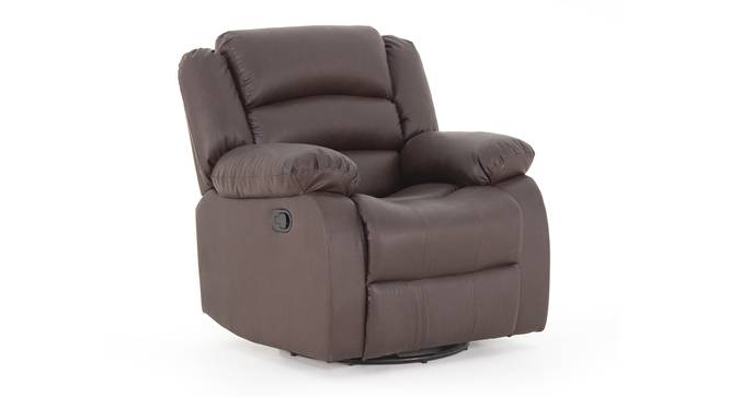 Alexandra 1 Seater Manual Rocker Recliner (Brown, One Seater) by Urban Ladder - - 