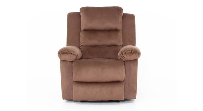 Metro 1 Seater Manual Recliner (Brown, One Seater) by Urban Ladder - - 