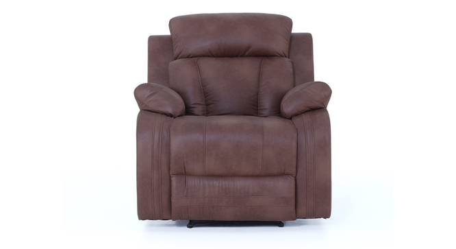 Carrera 1 Seater Manual Recliner (Brown, One Seater) by Urban Ladder - - 