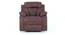 Carrera 1 Seater Manual Recliner (Brown, One Seater) by Urban Ladder - - 