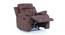 Carrera 1 Seater Manual Recliner (Brown, One Seater) by Urban Ladder - - 