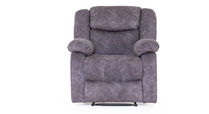 Nirvana 1 Seater Manual Recliner (Grey, One Seater) by Urban Ladder - - 