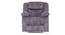 Nirvana 1 Seater Manual Recliner (Grey, One Seater) by Urban Ladder - - 