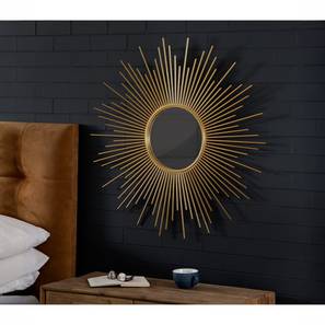 Gold Metal Irregular Wall Mirror