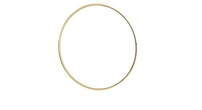 Gold Round Mirror. (Gold) by Urban Ladder - Front View Design 1 - 914531