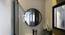 Black Round Mirror. (Black) by Urban Ladder - Rear View Design 1 - 914579