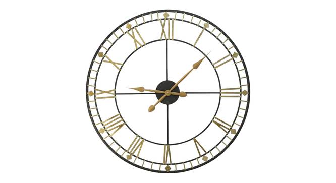 Arissa Decor Wall Clock (Black) by Urban Ladder - Cross View Design 1 - 914590