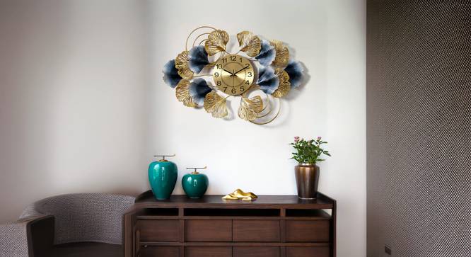 High  Wall Clock (Gold) by Urban Ladder - Cross View Design 1 - 914609