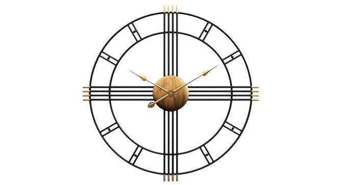 Metal  Wall Clock (Black) by Urban Ladder - Front View Design 1 - 914645