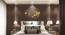Double Circle Wall Art (Gold) by Urban Ladder - Front View Design 1 - 914649
