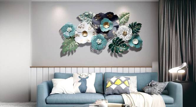 Natural  Leaves  Metal Wall Art (Multicolor) by Urban Ladder - Front View Design 1 - 914650