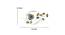 Majestic Bouquet Metal Wall Art. (Grey) by Urban Ladder - Front View Design 1 - 914730
