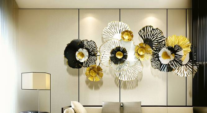Modern Metal Wall Art (Black) by Urban Ladder - Front View Design 1 - 914814