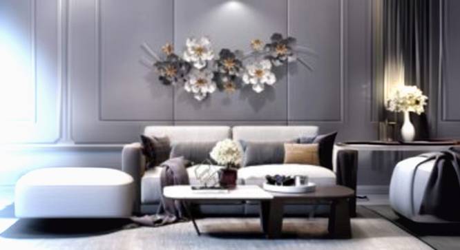 Black & White Metal Wall Art (Multicolor) by Urban Ladder - Cross View Design 1 - 914877