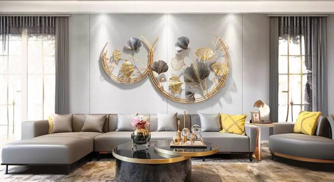 Half Moon Wall Art (Multicolor) by Urban Ladder - Cross View Design 1 - 914894
