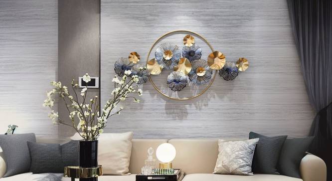 Luxury Metal Wall Decor Metal Wall Art. (Multicolor) by Urban Ladder - Cross View Design 1 - 914895