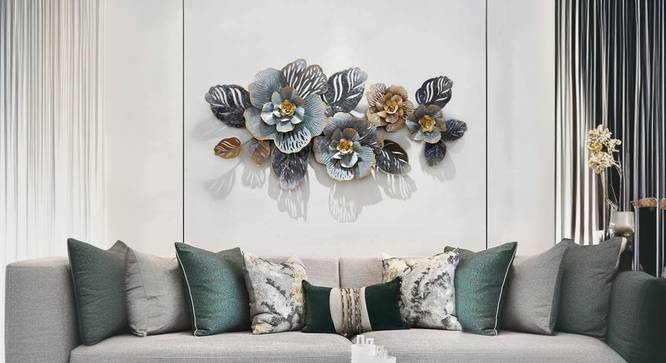European Style  Metal  Wall Art (Grey) by Urban Ladder - Front View Design 1 - 914908