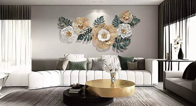 Floral Home Decor Metal Wall Art (Multicolor) by Urban Ladder - Front View Design 1 - 914914