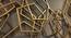 Pentagon Gold  Metal  Wall  Art (Gold) by Urban Ladder - Rear View Design 1 - 914947