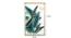 Green And Golden Frame Metal Wall Art. (Green) by Urban Ladder - Design 1 Close View - 914956