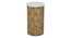Solid Wood End Table In Multi-Colour With Marble Top (Brass Finish) by Urban Ladder - - 