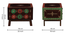 Hand-Painted Solid Wood Bedside Table In Multi-Colour (Handpainted Finish) by Urban Ladder - Dimension - 915022