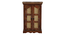 Hand-Painted Inlay Brass Solid Wood Cabinet In Multi-Colour (Handpainted Finish) by Urban Ladder - - 915054