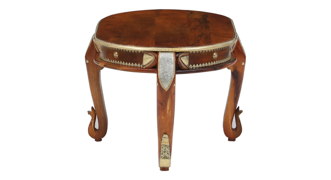 Solid Wood Coffee Table In Teak Finish (Teak Finish) by Urban Ladder - - 
