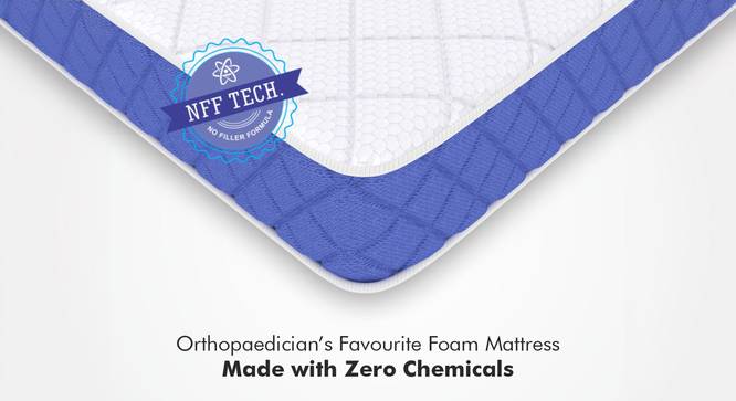 Spine Master with NFF Tech - Single Size - Mattress (White, Single Mattress Type, 78 x 36 in (Standard) Mattress Size, 8 in Mattress Thickness (in Inches)) by Urban Ladder - - 