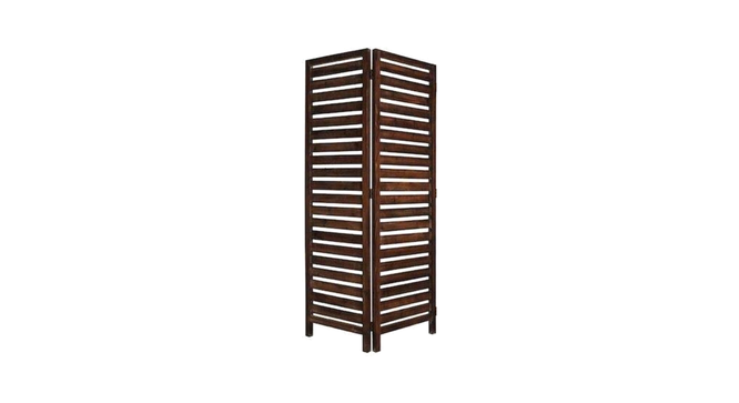 Fiorella Solid Wood 4 Panel Room Divider (Brown) by Urban Ladder - - 