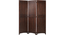 Flossy Solid Wood 4 Panel Room Divider (Brown) by Urban Ladder - - 