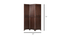 Flossy Solid Wood 4 Panel Room Divider (Brown) by Urban Ladder - - 