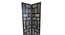 Kalei Solid Wood 4 Panel Room Divider (Brown) by Urban Ladder - - 