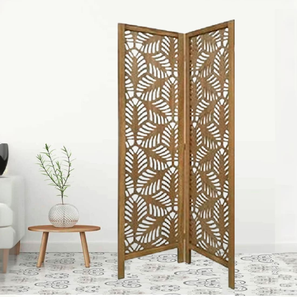 Living Storage In Greater Noida Design Aven Solid Wood Room Divider in Brown Colour