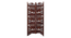 Jasma Solid Wood 4 Panel Room Divider (Brown) by Urban Ladder - - 
