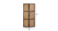 Rozann Solid Wood 4 Panel Room Divider (Brown) by Urban Ladder - - 