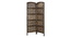 Lyndall Solid Wood 4 Panel Room Divider (Brown) by Urban Ladder - - 