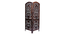 Floretta Solid Wood 4 Panel Room Divider (Brown) by Urban Ladder - - 