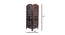 Floretta Solid Wood 4 Panel Room Divider (Brown) by Urban Ladder - - 