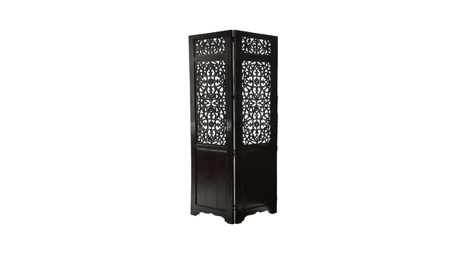 Livvy Solid Wood 4 Panel Room Divider (Brown) by Urban Ladder - - 