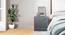 Panama Engineered Bedside Table (Graphite Grey Finish) by Urban Ladder - - 