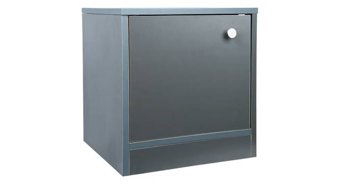 Panama Engineered Bedside Table (Graphite Grey Finish) by Urban Ladder - - 