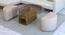 Elite Trapezio Space Saving Coffee Table Set (Beige Finish) by Urban Ladder - - 