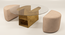 Elite Trapezio Space Saving Coffee Table Set (Beige Finish) by Urban Ladder - - 